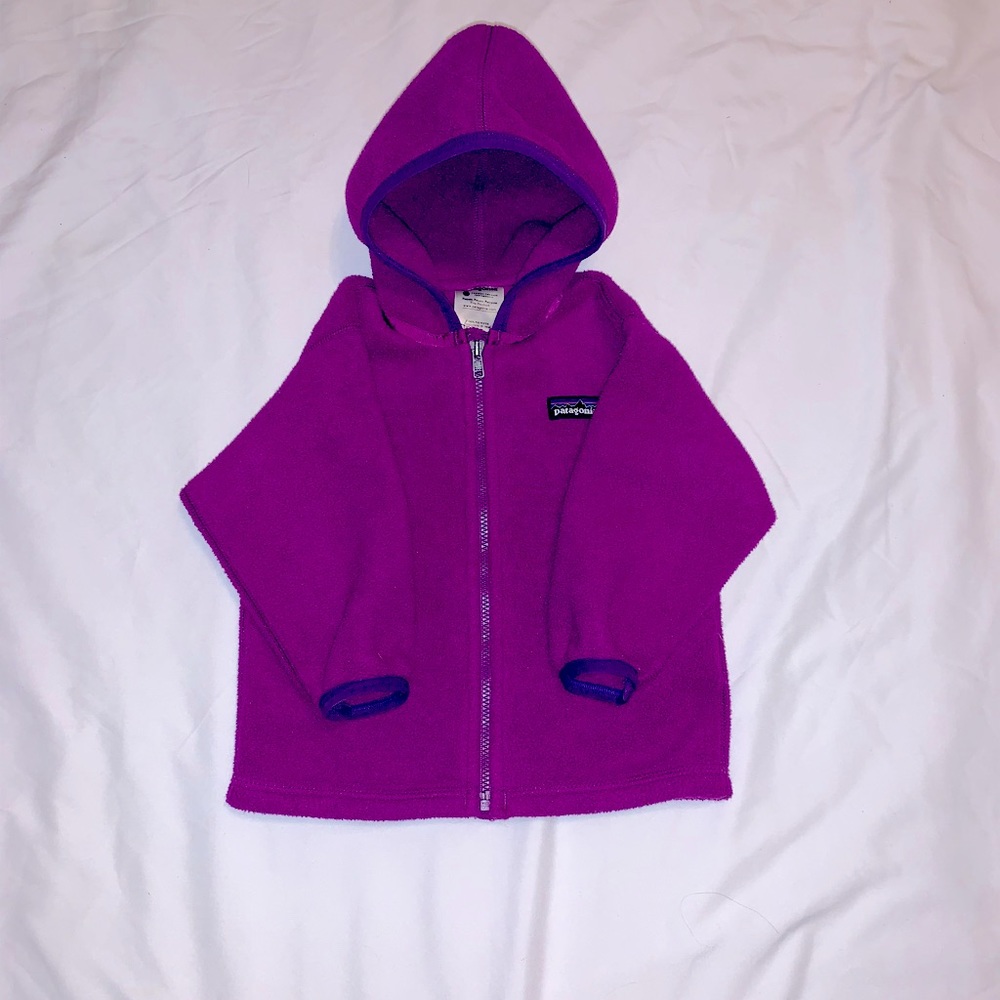 PATAGONIA 12M Purple Fleece